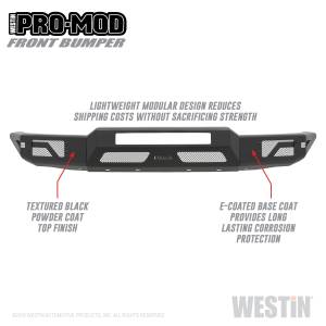 Westin - Westin Pro-Mod Front Bumper 58-41055 - Image 3