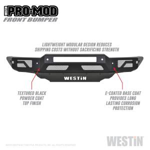 Westin - Westin Pro-Mod Front Bumper 58-41085 - Image 3