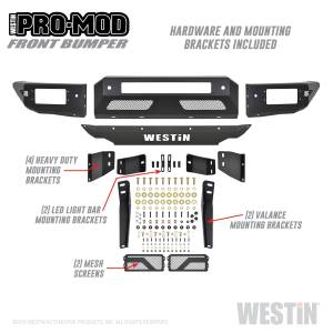 Westin - Westin Pro-Mod Front Bumper 58-41085 - Image 4