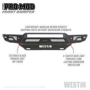 Westin - Westin Pro-Mod Front Bumper 58-41215 - Image 3