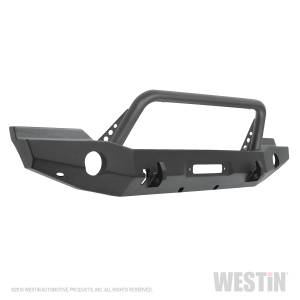 Westin - Westin WJ2 Full Width Front Bumper w/Bull Bar 59-80045 - Image 2