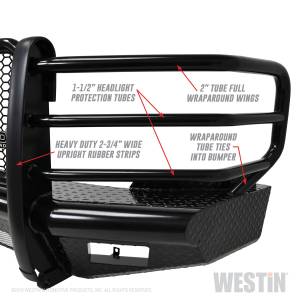 Westin - Westin HDX Bandit Front Bumper 58-31145 - Image 4