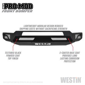 Westin - Westin Pro-Mod Front Bumper 58-41065 - Image 4