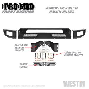 Westin - Westin Pro-Mod Front Bumper 58-41195 - Image 3