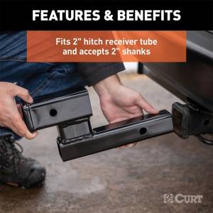 CURT - CURT Receiver Hitch Adapter 45798 - Image 6