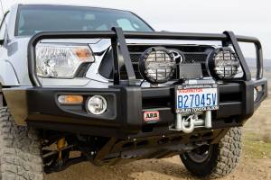 ARB 4x4 Accessories - ARB 4x4 Accessories Front Deluxe Bull Bar Winch Mount Bumper 3423140 - Image 8