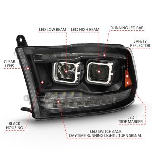 Anzo USA - Anzo USA Projector Headlight Set 111442 - Image 3