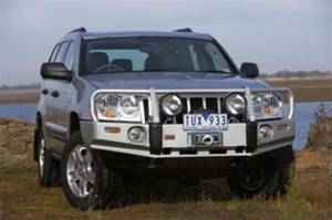 ARB 4x4 Accessories - ARB 4x4 Accessories Front Deluxe Bull Bar Winch Mount Bumper 3450130 - Image 1