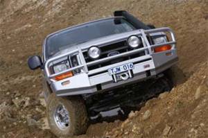 ARB 4x4 Accessories - ARB 4x4 Accessories Front Deluxe Bull Bar Winch Mount Bumper 3436030 - Image 2