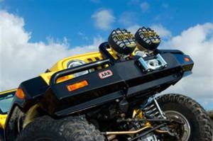 ARB 4x4 Accessories - ARB 4x4 Accessories Front Deluxe Bull Bar Winch Mount Bumper 3450070 - Image 2