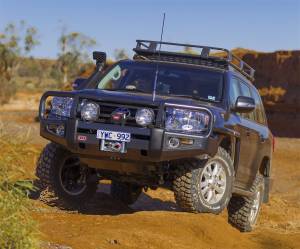 ARB 4x4 Accessories - ARB 4x4 Accessories Front Deluxe Bull Bar Winch Mount Bumper 3415150 - Image 1