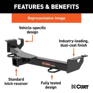 CURT - CURT Front Mount 2in. Receiver Hitch 31090 - Image 3