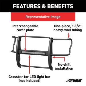 ARIES - ARIES Pro Series Grille Guard P4092 - Image 4