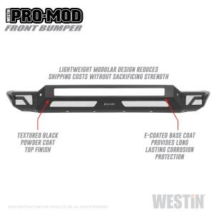 Westin - Westin Pro-Mod Front Bumper 58-41225 - Image 3