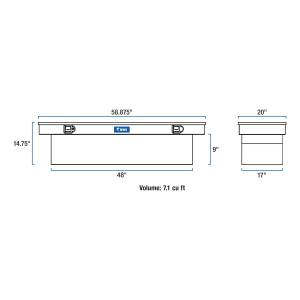 UWS - UWS Single Lid Series Tool Box TBS-58-BLK - Image 9