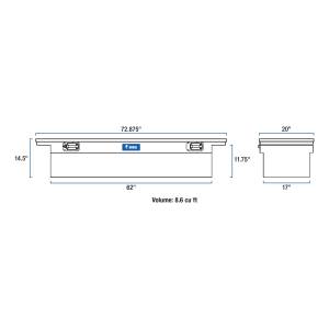 UWS - UWS 72 in. Crossover Truck Tool Box EC10622 - Image 6