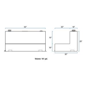 UWS - UWS Transfer Tank TT-101-L-T-P-B - Image 2