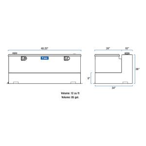 UWS - UWS Combination Liquid Transfer Tank/Tool Box ST-85-COMBO-W - Image 11