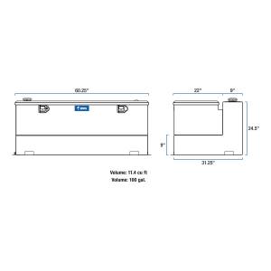 UWS - UWS Combination Liquid Transfer Tank/Tool Box TT-100-COMBO - Image 10