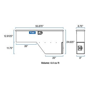 UWS - UWS Fender Well Drawer Slide Tool Box FW-55-DS-P - Image 12