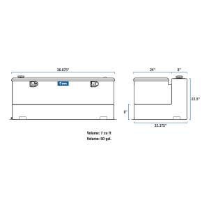 UWS - UWS Combination Liquid Transfer Tank/Tool Box TT-50-COMBO-BLK - Image 10