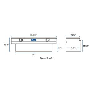 UWS - UWS 60 in. Notched Truck Tool Box EC20331 - Image 10