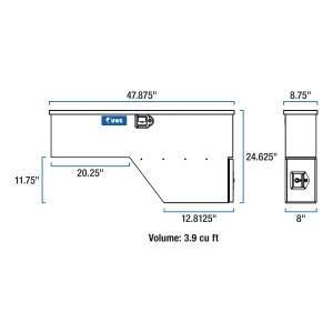 UWS - UWS 48 in. Driver-Side Truck Fender Tool Box EC30001 - Image 10