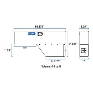 UWS - UWS 55 in. Driver-Side Truck Fender Tool Box EC30041 - Image 10