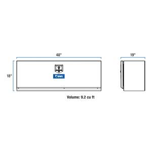 UWS - UWS 48 in. Single-Door Underbody Tool Box EC40101 - Image 7