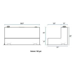 UWS - UWS Transfer Tank TT-100-L-T-P - Image 5