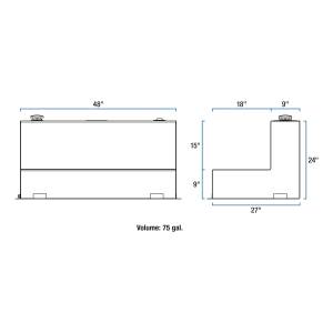 UWS - UWS Transfer Tank TT-75-L-T-P-BLK - Image 5