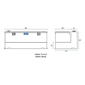 UWS - UWS Combination Liquid Transfer Tank/Tool Box ST-100-COMBO-MB - Image 11