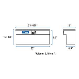 UWS - UWS UTV Side Tool Box UTV-SM33-MB - Image 12