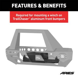 ARIES - ARIES TrailChaser Winch Reinforcement Bracket 2072102 - Image 3