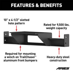 ARIES - ARIES TrailChaser Winch Reinforcement Bracket 2072101 - Image 2