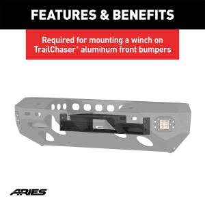 ARIES - ARIES TrailChaser Winch Reinforcement Bracket 2072101 - Image 3