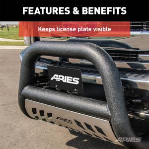 ARIES - ARIES Bull Bar License Plate Bracket 45-0000 - Image 4