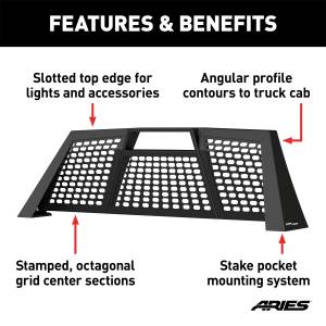 ARIES - ARIES Switchback Headache Rack 1110109 - Image 8