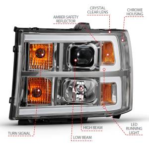 Anzo USA - Anzo USA Projector Headlight Set 111483 - Image 4