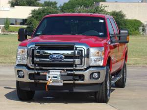 Bulldog Winch - Bulldog Winch Grille Guard, Black 2011 Ford Super Duty (733644B) - Image 1