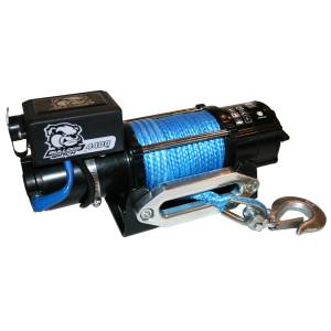 Bulldog Winch - Bulldog Winch 4400lb Trailer/Utility Winch 50' Syn Rope, Hawse Fairlead, Mnt Plate (15020) - Image 1