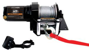 Bulldog Winch - Bulldog Winch 2000lb ATV Winch with Mini-Rocker Switch, Mounting Channel, Roller Fairlead (15001) - Image 2