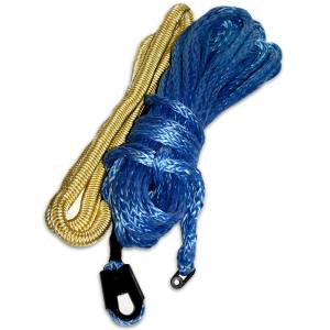 Bulldog Winch - Bulldog Winch Synthetic Rope 9.5mm x 100ft, Premium with Abrasion Sleeve, up to 12k (20084) - Image 4