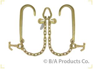 B/A Products - B/A Products V-Chain; 15"J Hooks & Hammerhead T-J Combo Hooks (N711-8H) - Image 1